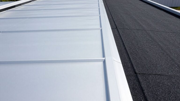 GRP fibreglass and felt flat roof comparison